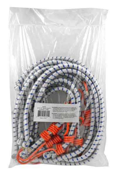 6 pc. 42" Heavy Duty Bungee Cord Strap Set