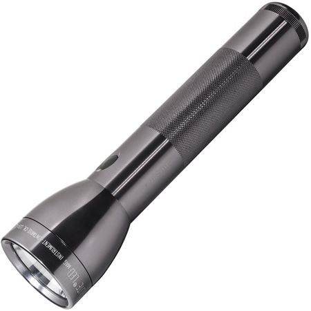 2D Cell Flashlight Pewter