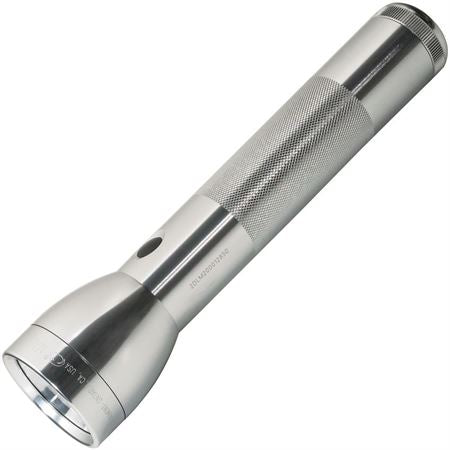 2D Cell Flashlight Silver