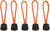 Tinderzip Zipper Pull Orange