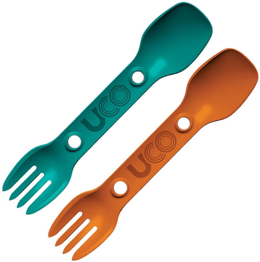 Two Pack Utility Spork Teal