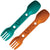 Two Pack Utility Spork Teal