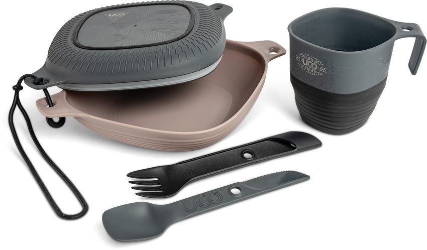 Six Piece Mess Kit Blue