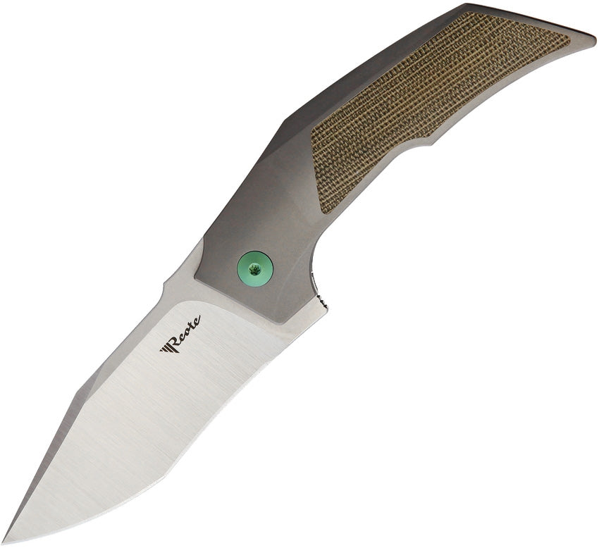 T3000 Framelock Micarta Green