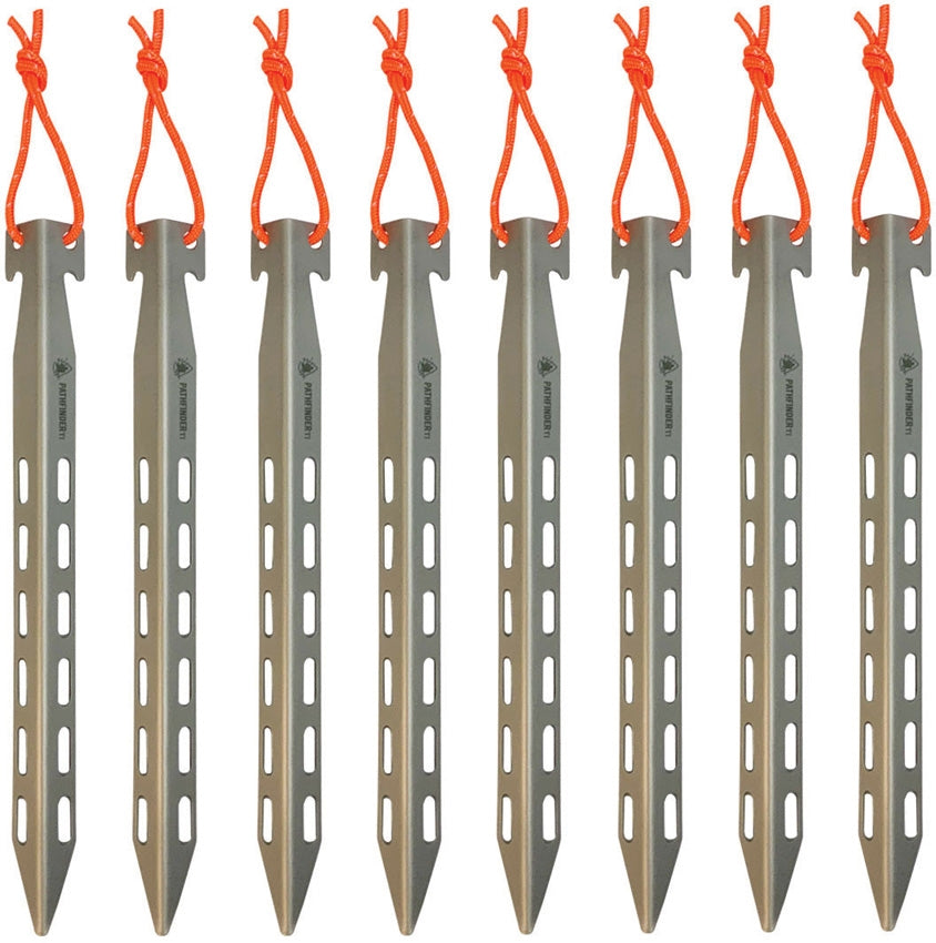 Titanium Tent Stake Set 8pc