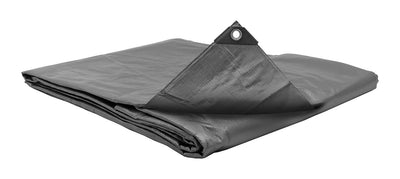 14' x 30' Industrial Medium Duty Poly Tarpaulin Silver Canopy Tarp...