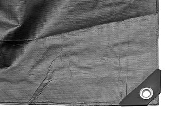 14' x 20' Industrial Medium Duty Poly Tarpaulin Silver Canopy Tarp...