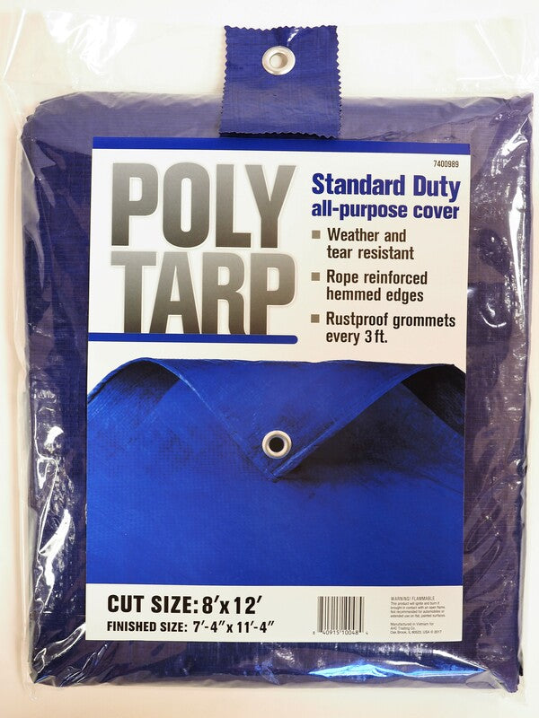 Tarp Poly 8'X12' Blue