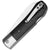 Worker Lockback Black G10