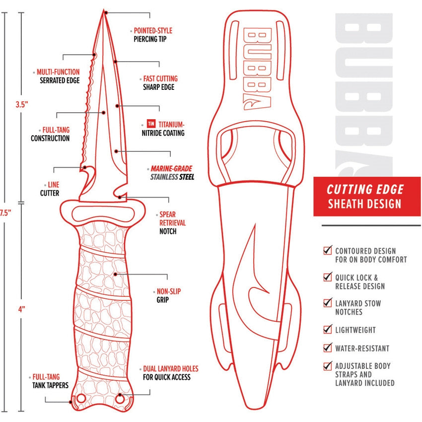 Pointed Dive Knife