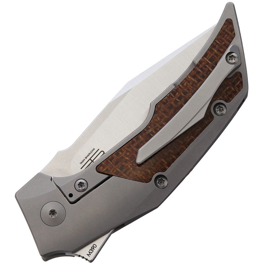 T3000 Framelock Micarta Gray