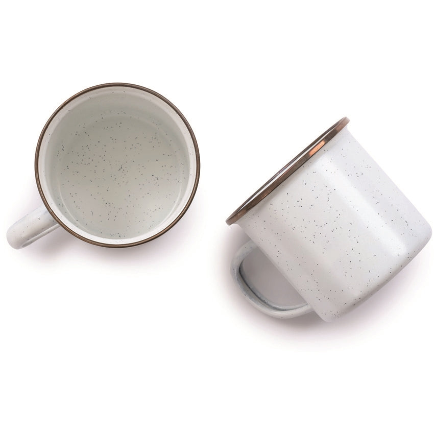 Enamel Cup Set Eggshell