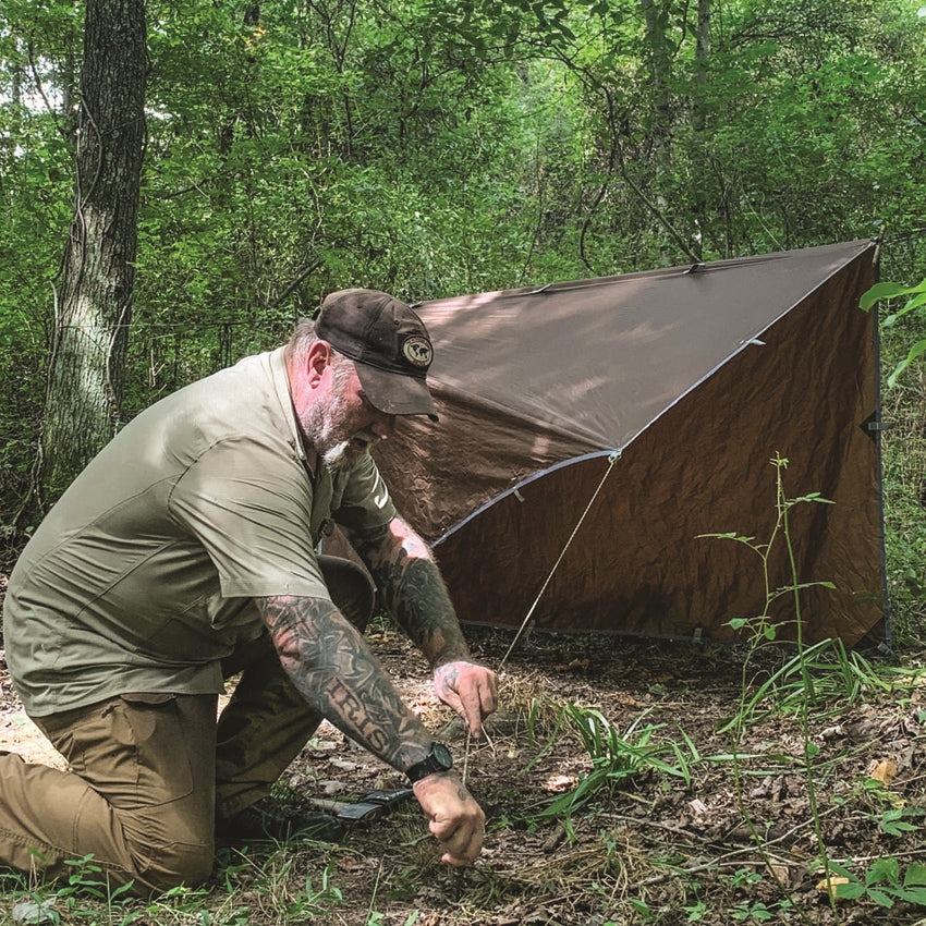 Nylon Tarp Earth Brown