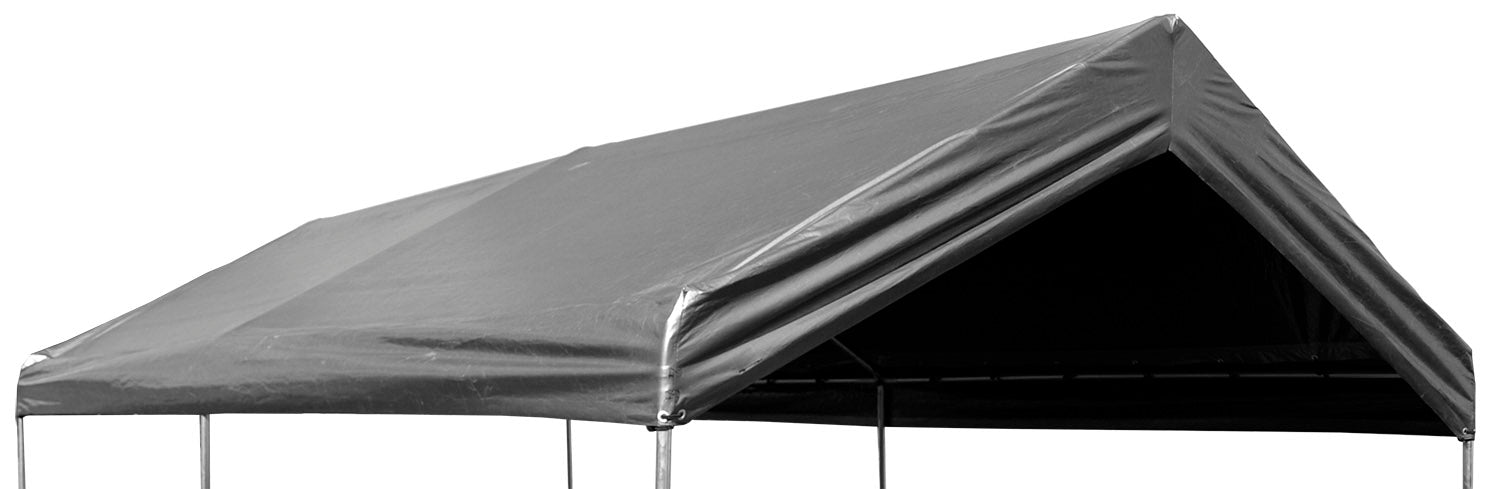 20 x 20 Valance Canopy Tarp - Silver