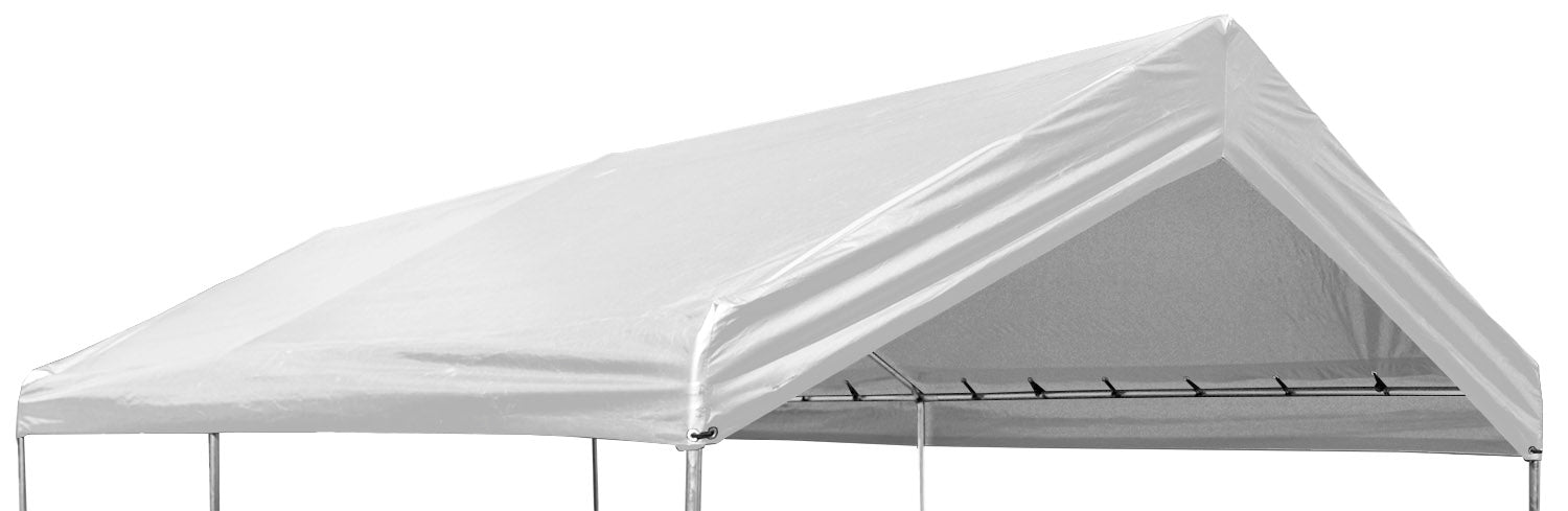 20 x 20 Valance Canopy Tarp - White