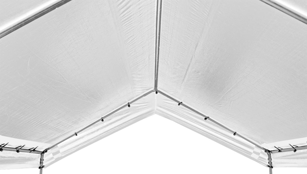 20 x 40 Valance Canopy Tarp - White