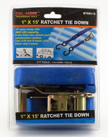 15' x 1" Ratchet Tie Down