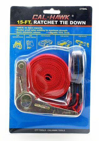 15' x 1" Ratchet Tie Down